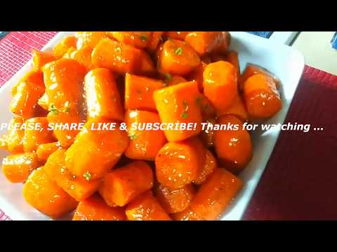HOW TO MAKE GLAZED CANDIED CARROTS RECIPE: GREAT THANKSGIVING SIDE DISH: SUPER SIMPLE & EASY!