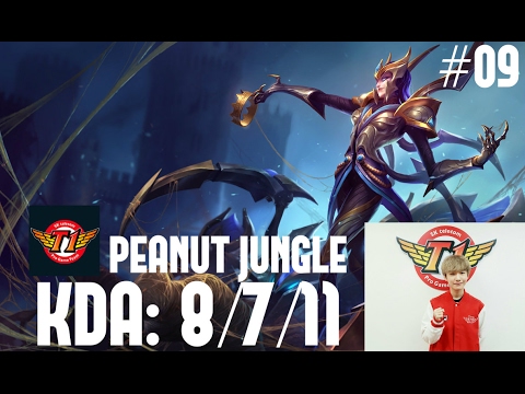 SKT T1 Stream: SKT T1 Peanut Rank 1 Elise vs Olaf In Challenger SoloQ #09