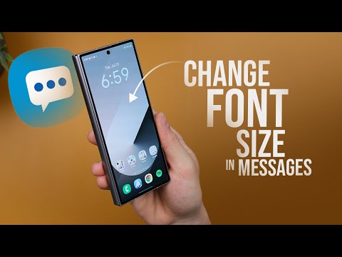 How to Change Font Size in Text Messages on Android (tutorial)