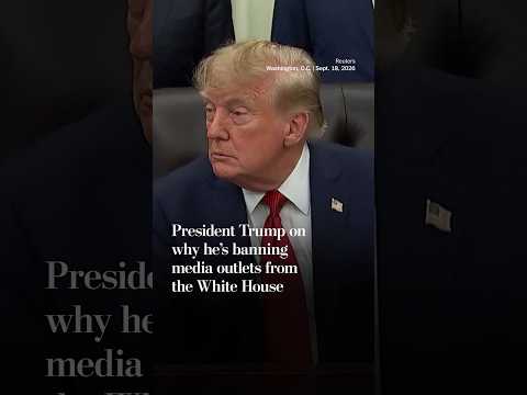 President Trump on why he’s banning media outlets from the White House