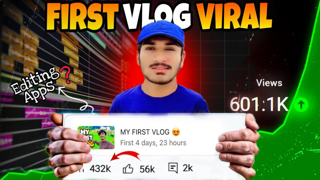 How to Viral First Vlog 🤫 | My First Vlog Viral Trick | First Vlog Editing
