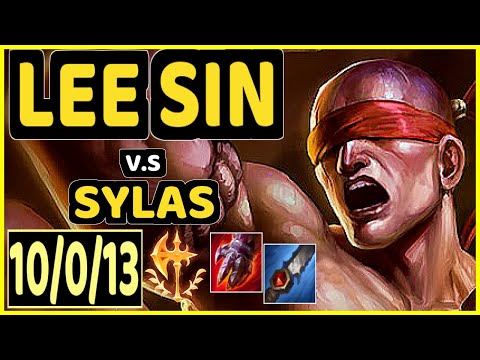 SIRT (LEE SIN) vs SYLAS - 10/0/13 KDA JUNGLE GAMEPLAY - BR Ranked DIAMOND
