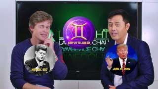 Lawrence Chau Post-Oscar Chat with Caspar Phillipson aka Pres. JFK from Jackie video