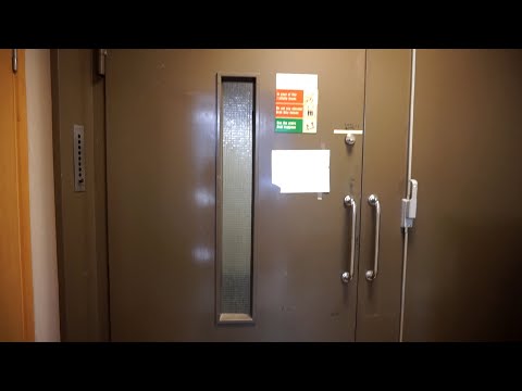 Original 1970 Brødr. Reber A/S (Schindler) traction freight elevator @ Persveien 20, Oslo, Norway