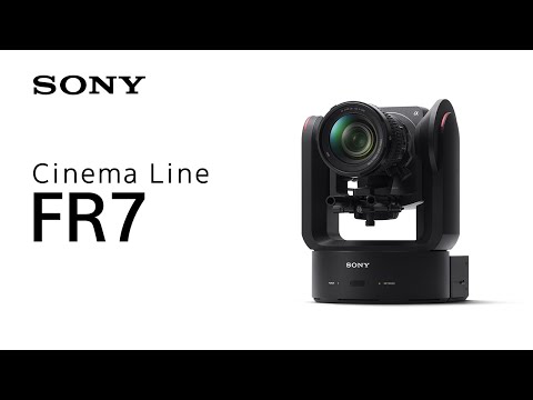 Sony FR7 Cinema Line Full-Frame PTZ Robotic Camera with SELP28135G Lens