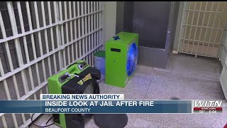 Inside look into Beaufort County jail repairs after fire