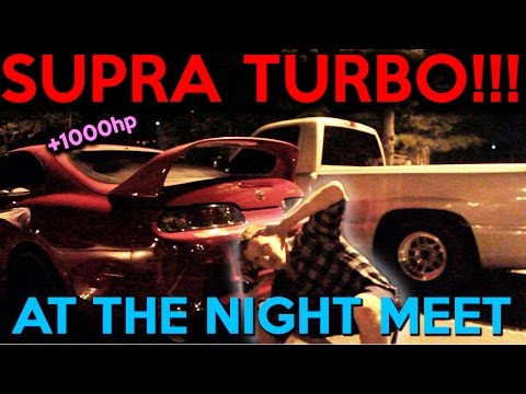 SUPRA TURBOS & GTR'S & AMG'S at the Friday Night Meet!!!