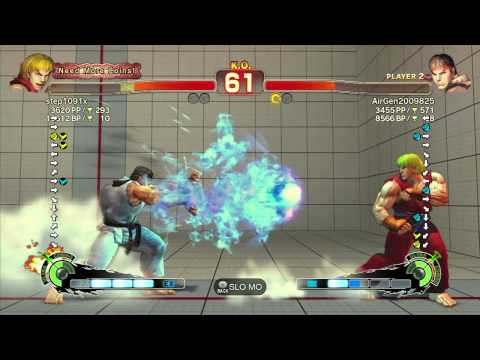 SSF4 AE: step1091x (Ken) vs Air (Ryu) - Ranked Match (720p HD)