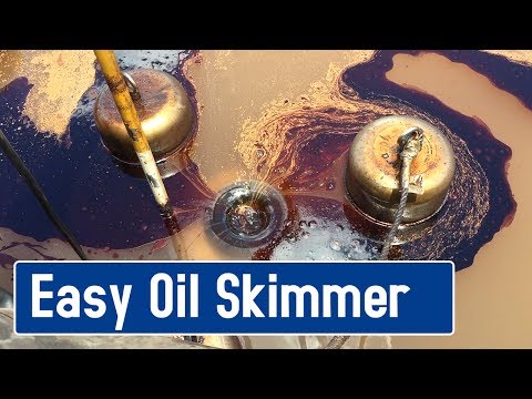 Ultraspin Oil Skimmer - Easy to Operate - No motors, pulleys or tangles