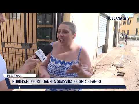 2022-08-16 BAGNO A RIPOLI - NUBIFRAGIO FORTI DANNI A GRASSINA PIOGGIA E FANGO