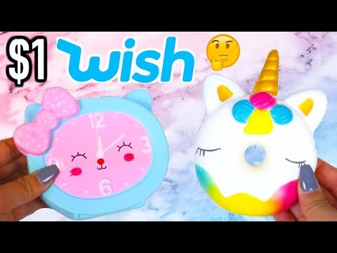 $1 WISH SQUISHY PACKAGE !! Video