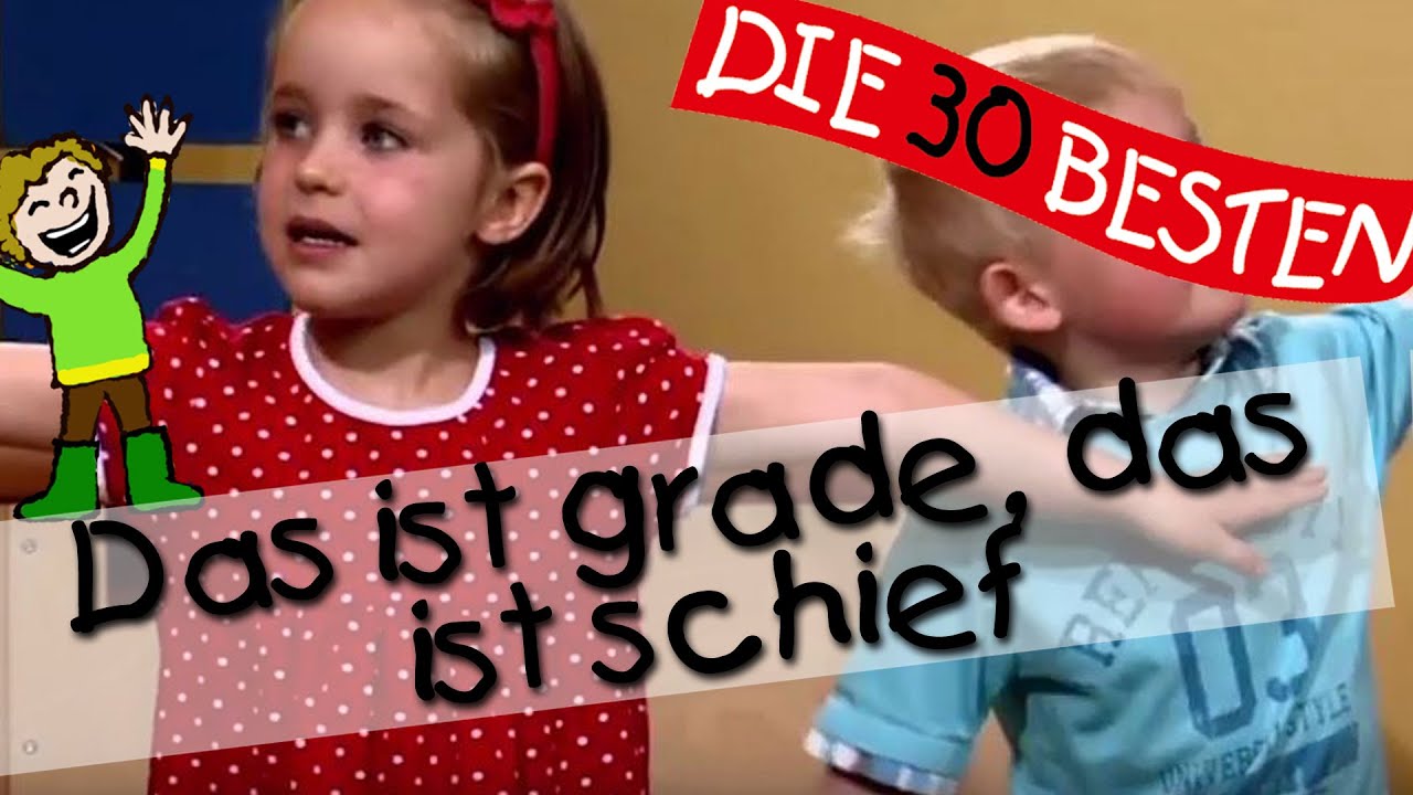 Das ist grade, das ist schief - Singen, Tanzen und Bewegen || Kinderlieder