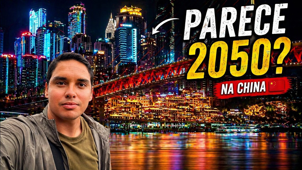 Cidade mais futurística da China em vídeo, parece 2050