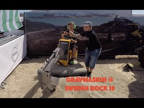 August Hylse - GRÄVMASKIN @ Sweden Rock 2018 (med: Isak Schyllert) 180609 (Blekinge)