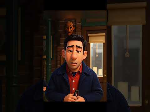 FRIENDS x PIXAR: AI Reimagines First Scenes in Animated Magic! #shorts  #pixar #friends #tvshow