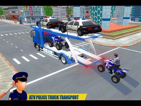Police ATV Bike Transport Truck Driving-Android ios Gameplay