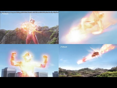 Ultraman Mebius Burning Brave All Technique