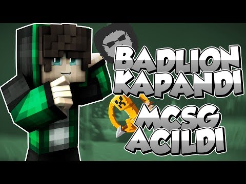 😱BADLİON KAPANDI MC:SG GERİ AÇILDI!😱