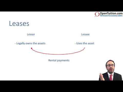 IFRS 16 Leases - Introduction - CIMA F1 Financial Reporting