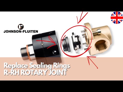 Step-by-Step Maintenance: Replacing Sealing Rings on R-RH Rotary Joints | Johnson-Fluiten 3D Guide