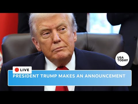 President Trump makes an announcement