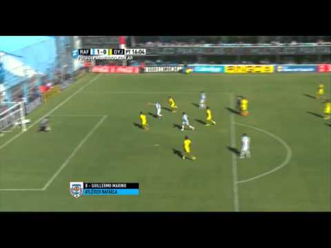 Gol de Marino. Atl. Rafaela 1 - Defensa 0. Fecha 11. Primera División 2015. FPT.