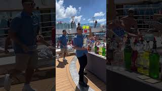 Poolside Bartending Demonstration (Highlight 4) - Royal Princess - Princess Cruises
