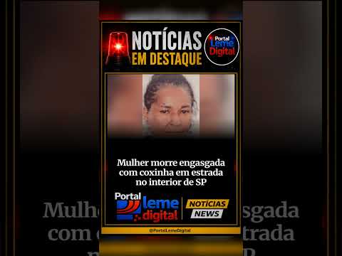 Uma moradora de Matão, interior de São Paulo, m0rreu após se engasgar com uma coxinha