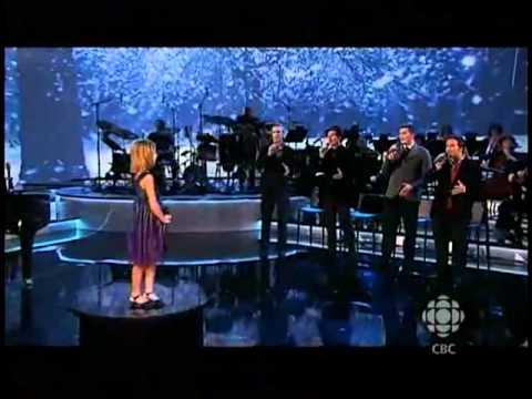 Jackie Evancho "Silent Night"  Canadian Tenors