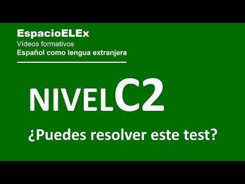 Level C2. Can you pass the test? || Learn Spanish