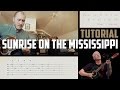 Tutorial: Sunrise on the Mississippi by Bruce Cockburn