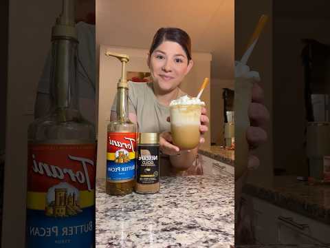 Nutty, buttery, and oh so smooth. This brown butter pecan latte is chefs kiss👩‍🍳☕️