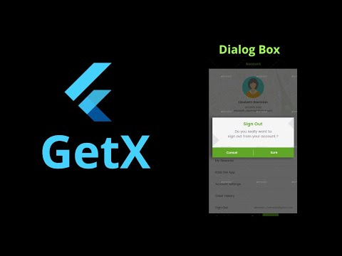 Flutter GetX Tutorial GetX Dialog Flutter 2 5 Dialog Box in Flutter GetX App Development 2022