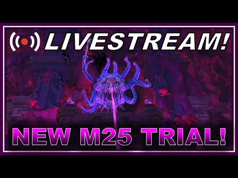 NEW M25 Trial MASTER Version Livestream! (Gzemnid) Paladin Tank PoV - Neverwinter Preview