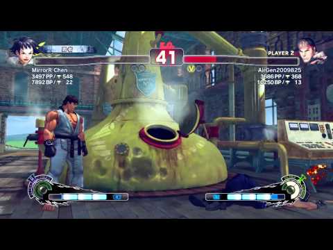 MirrorR Chen ( Makoto ) vs Air ( Ryu ) - SSF4 AE Ranked (9 Games)
