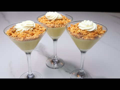 Recette Délicieuse et Simple : Crème au Sirop d'Érable et Crumble Croquant