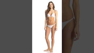 Download lagu Aerin Rose Anza Stripe White Opal Vista Triangle Bikini Top | SwimOutlet.com mp3