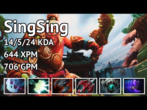Dota 2 SingSing - Troll Warlord highlights - Game 2956941914