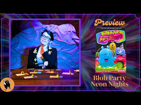 Blob Party Neon Nights | Board Game Preview