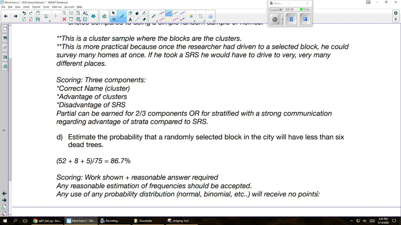 Mock Exam 2 - Question 1 - Grading