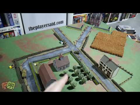 Battlegroup: 15mm British Motor Rifle Pltn vs German Pzr Grenadiers Battle Report - The Players' Aid