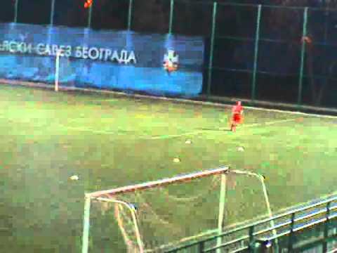 Nikola Savić Crvena Zvezda 2001, gol MAKAZICE  sa utakmice Zvezda-Termodom, Liga 9 FSB 12.11.2011.