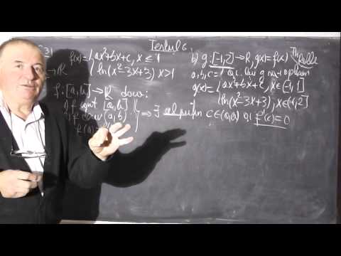 2/3 Lectia 282 - Continuitate Derivabilitate Sisteme liniare Matrici Determinanti Integrale