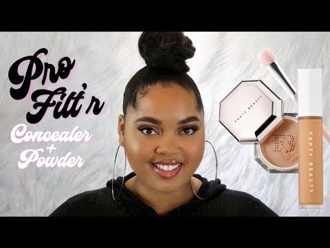 NEW Fenty Beauty Pro Filt'r Instant Retouch CONCEALER & POWDER Overview + Swatches of ALL Video