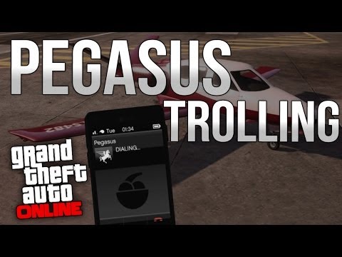 GTA Online - Pegasus Trolling (GTA V Gameplay)