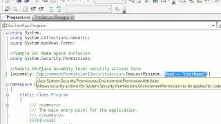 C# CAS - RequestMinimum Security Action