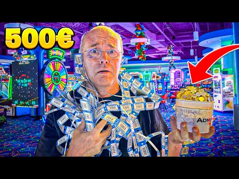 PAPÀ HO SPESO 500 EURO alle MACCHINETTE in SALA GIOCHI e.. *IMPAZZISCE*