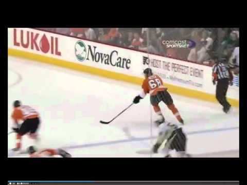 Jaromir Jagr Two Bardown Snipes in 18 seconds