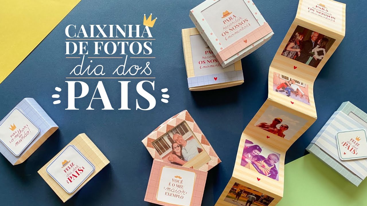 CAIXINHA DE FOTOS COM VISOR PRESENTE DIA DOS PAIS | COMO FAZER
