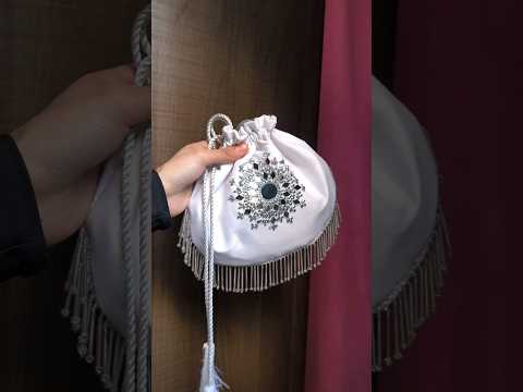 DIY Embellished Potli Bag #nazuart #diy